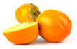 Persimmon fruit isolated on white background