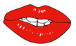 Fleshy lips