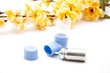 Asthmaspray mit Blume