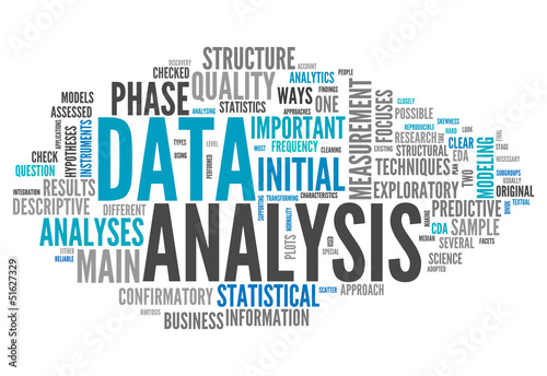 Illustration: Word Cloud "Data Analysis" Word Cloud "Data Analysis"