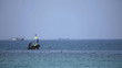 Fishing boats in Andaman sea, Thailand.