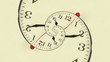 Droste effect clock