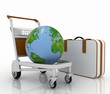 transportation of earth on a freight light cart