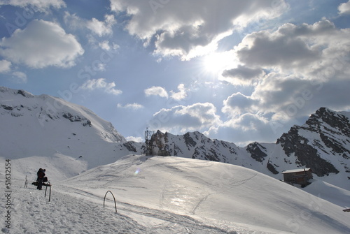Photo: winter mountain landscape winter mountain landscape