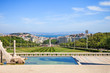 Lisbon landmark, view of square Marques de Pombal. Portugal.