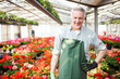 Greenhouse worker portrait