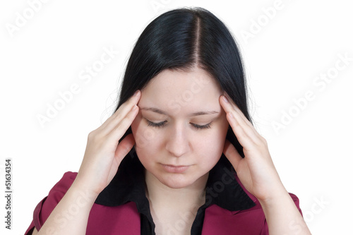 Photo: Headache woman Headache woman