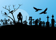 Halloween background vector for poster