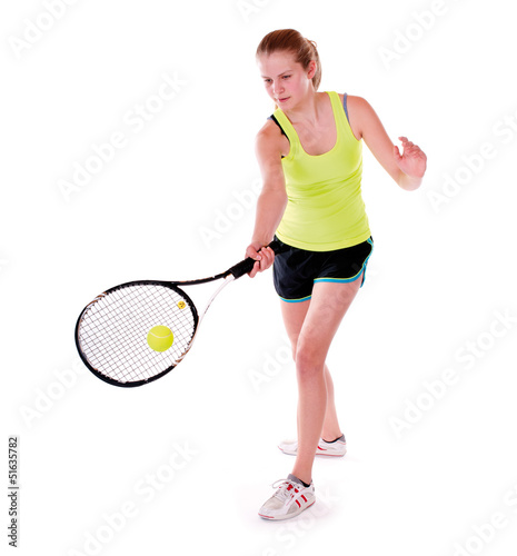 Photo: Tennisspielerin Tennisspielerin