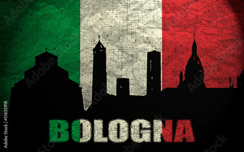 Illustration: View of Bologna View of Bologna