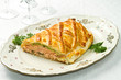 Foto: Traditional salmon in puff pastry Traditional salmon in puff pastry
