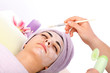 Photo: Applying Facial Mask Applying Facial Mask