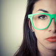 beautiful fashion hipster girl