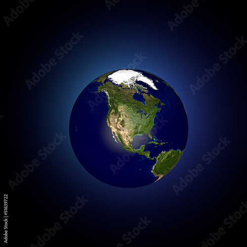 Illustration: Mondo terra globo America del Nord Mondo terra globo America del Nord