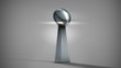 American football silver trophy with move from high to low