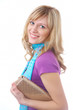 prety blonde woman