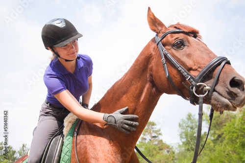 Photo: horsewoman horsewoman