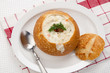 Clam Chowder in Bread Bowl