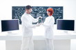 people studying in a chemistry lab