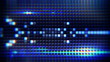 blue lights and tiles loop background