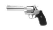 Revolvers on white background, repeatly loop