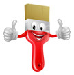Vector: Thumbs up paintbrush Thumbs up paintbrush