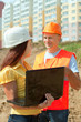  builders works on the building site