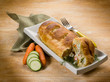 strudel with vegetables, vegetarian food
