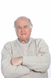 Portrait of balding man