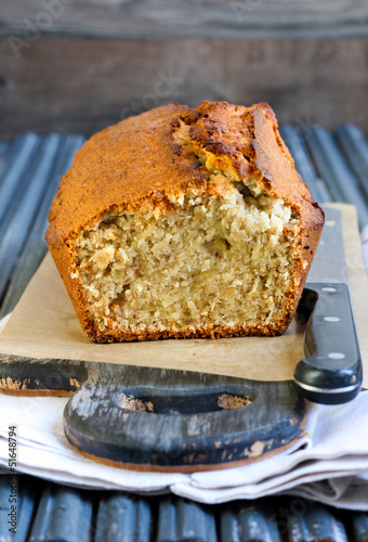 Photo: Banana and coconut bread Banana and coconut bread