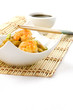 Chinese food, noodles with shrimps