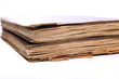 Vintage books with worn pages