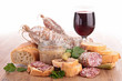 Composition With Wine,meat Spr... Composition With Wine,meat Spr...