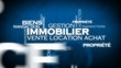 Immobiler vente location achat nuage de mots-clés animation