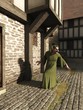 Sly Gnome Sneaking Through the Streets