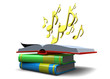 BOOK AND MUSIC - 3D