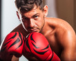 Photo: Boxer in the Locker Room Boxer in the Locker Room