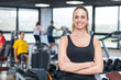 Beautiful Young Woman at Gym