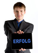 Foto: Junger Geschäftsmann mit einem Tablet PC Junger Geschäftsmann mit einem Tablet PC