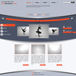 Website design template. Vector.
