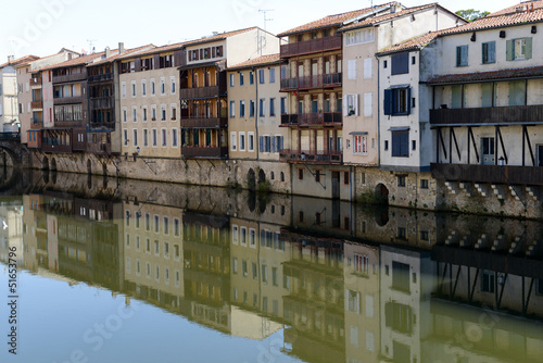 Photo: Maisons sur l'Agoût à Castres Maisons sur l'Agoût à Castres