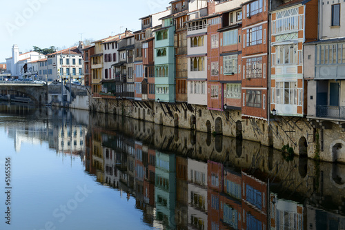 Photo: Maisons sur l'Agoût à Castres Maisons sur l'Agoût à Castres