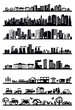 houses and city icons