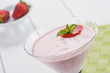 Photo: Frappè alla fragola - Strawberry milkshake Frappè alla fragola - Strawberry milkshake