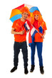 Young couple for kings day in Holland