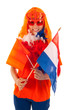 Kings day in Holland in orange