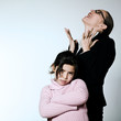 Photo: woman child conflict dipute problems woman child conflict dipute problems