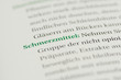 Schmerzmittel Beschreibung