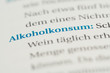 Alkoholkonsum Definition