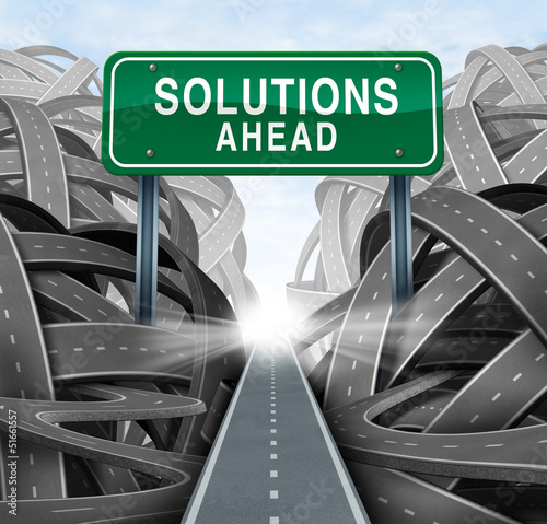 Illustration: Solutions Ahead Solutions Ahead
